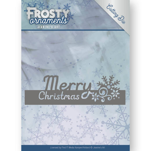 Dies - Jeanine's Art - Frosty Ornaments - Text Merry Christmas Dies - Jeanine's Art - Frosty Ornaments - Text Merry Christmas