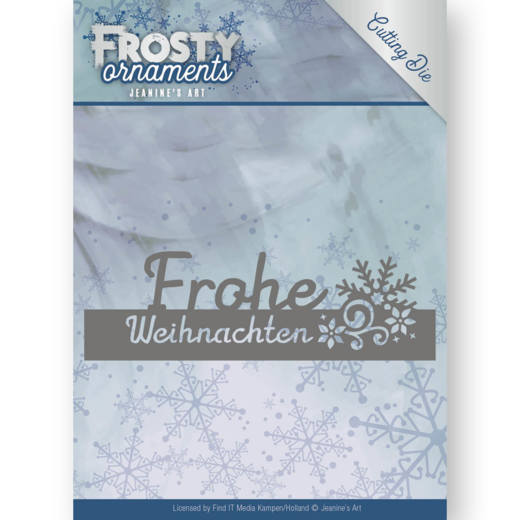 Dies - Jeanine's Art - Frosty Ornaments - Text Frohe Weihnachten Dies - Jeanine's Art - Frosty Ornaments - Text Frohe Weihnachten