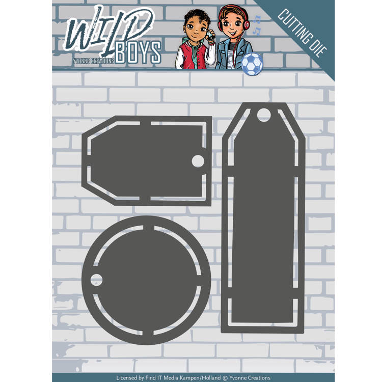 Tags - Wild Boys - Snijmal - Yvonne Creations Tags - Wild Boys - Snijmal - Yvonne Creations