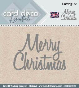 Card Deco Cutting Dies Merry Christmas Card Deco Cutting Dies Merry Christmas