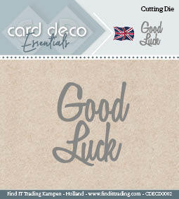Card Deco Cutting Dies Good Luck