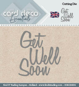 Card Deco Cutting Dies Get Well Soon Card Deco Cutting Dies Get Well Soon