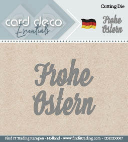 Card Deco Cutting Dies- Frohe Ostern Card Deco Cutting Dies- Frohe Ostern
