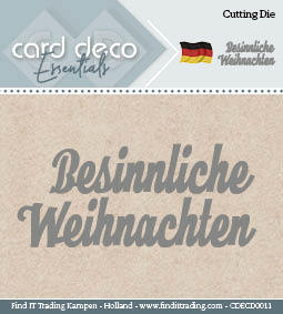 Card Deco Cutting Dies- Besinnliche Weihnachten Card Deco Cutting Dies- Besinnliche Weihnachten