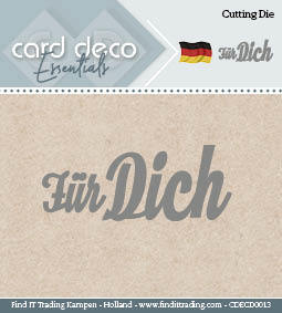 Card Deco Cutting Dies- Für Dich Card Deco Cutting Dies- Für Dich