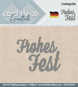 Card Deco Cutting Dies- Frohes Fest Card Deco Cutting Dies- Frohes Fest