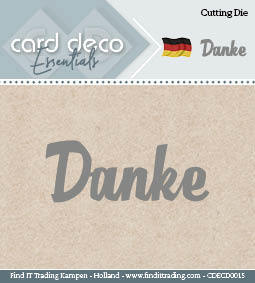 Card Deco Cutting Dies- Danke Card Deco Cutting Dies- Danke