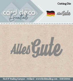 Card Deco Cutting Dies- Alles Gute Card Deco Cutting Dies- Alles Gute