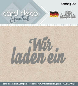 Card Deco Cutting Dies- Wir laden ein Card Deco Cutting Dies- Wir laden ein