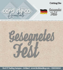 Card Deco Cutting Dies- Gesegnetes Fest Card Deco Cutting Dies- Gesegnetes Fest