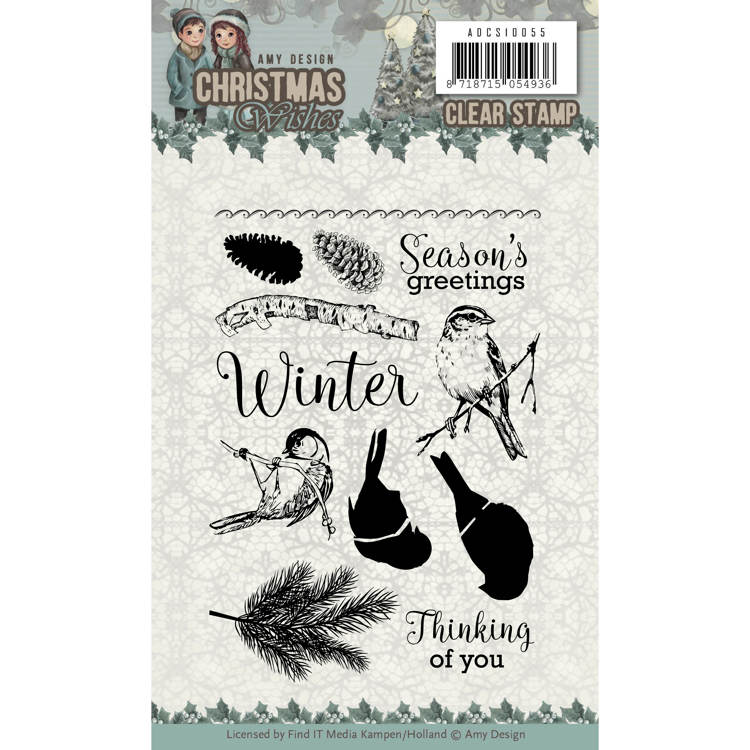Christmas Wishes - Clear Stamps - Amy Design Christmas Wishes - Clear Stamps - Amy Design