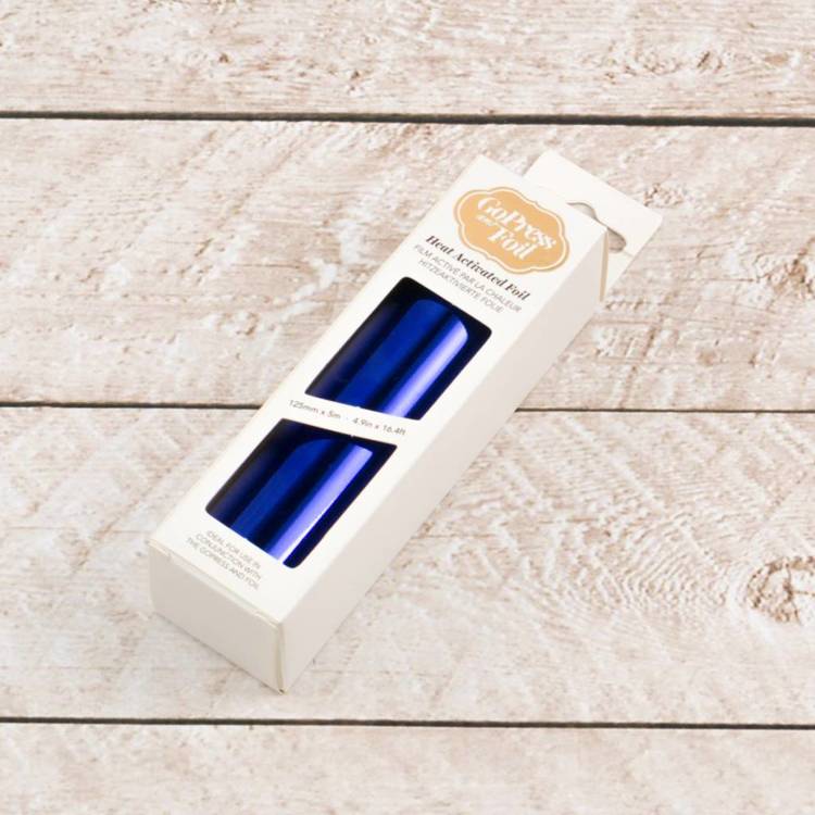 Blue Foil (Mirror Finish) - 125mm x 5m | 4.9in x 16.4ft Blue Foil (Mirror Finish) - 125mm x 5m | 4.9in x 16.4ft