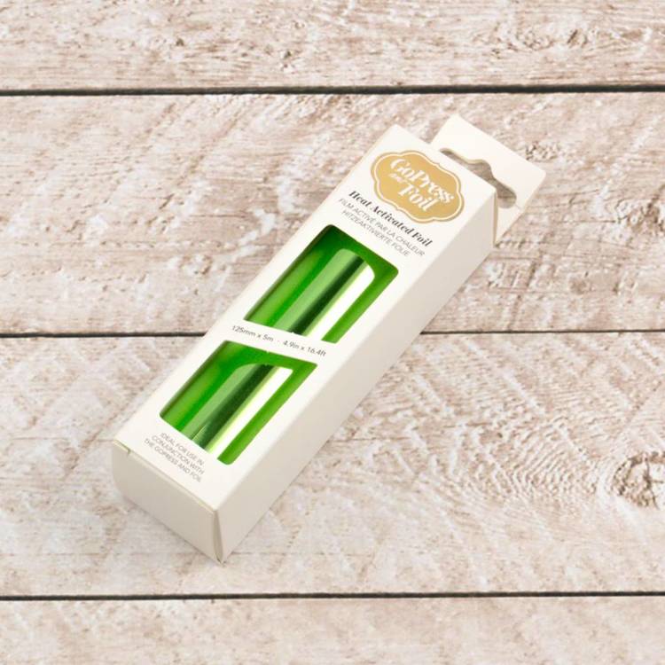 Green Foil (Mirror Finish) - 125mm x 5m | 4.9in x 16.4ft Green Foil (Mirror Finish) - 125mm x 5m | 4.9in x 16.4ft