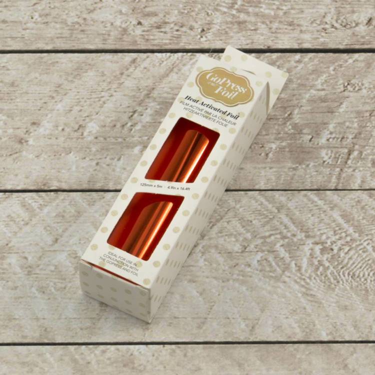 Red Copper Foil (Mirror Finish) - 125mm x 5m | 4.9in x 16.4ft Red Copper Foil (Mirror Finish) - 125mm x 5m | 4.9in x 16.4ft