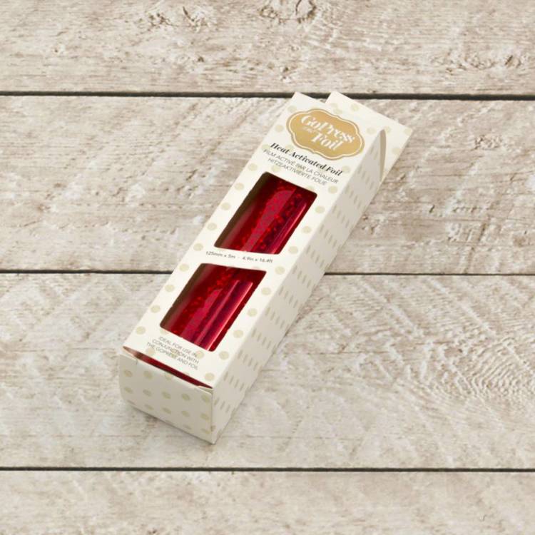 Red Dotted Hologram (Mirror Finish) - 125mm x 5m | 4.9in x 16.4ft Red Dotted Hologram (Mirror Finish) - 125mm x 5m | 4.9in x 16.4ft