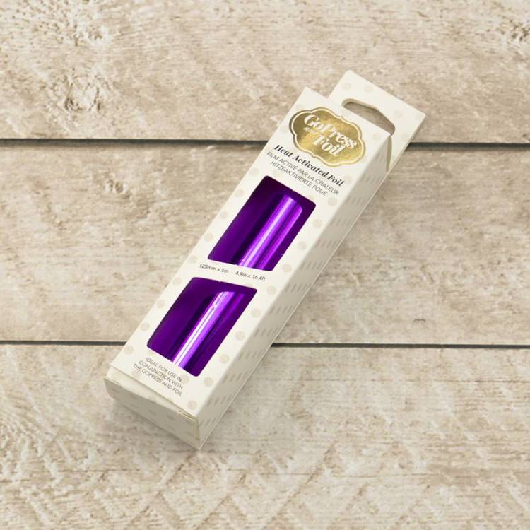 Purple Foil (Deep Mirror Finish) - 125mm x 5m | 4.9in x 16.4ft Purple Foil (Deep Mirror Finish) - 125mm x 5m | 4.9in x 16.4ft