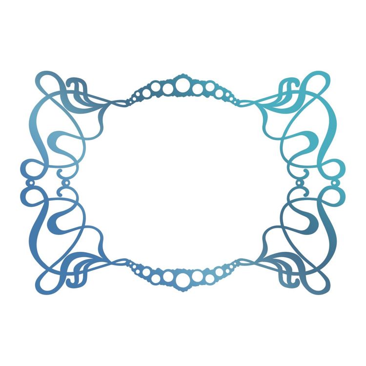 Seaside Frame Hotfoil Stamp Seaside Frame Hotfoil Stamp