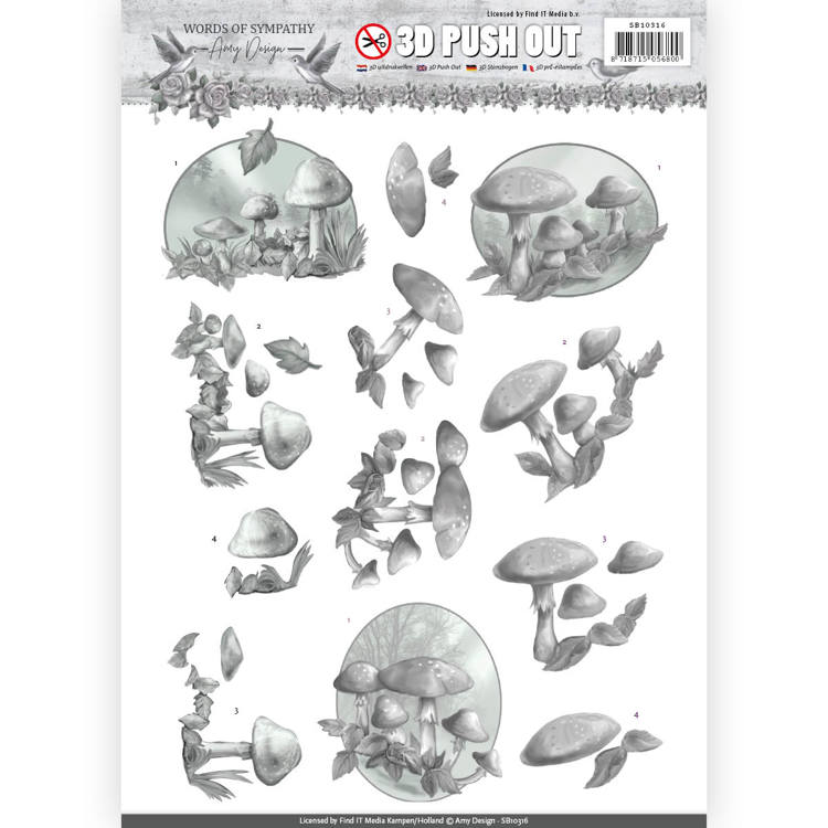 Sympathy Forest - Words of Sympathy - 3D-Uitdrukvel Amy Design