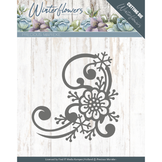 Dies - Precious Marieke - Winter Flowers - Snowflake flower corner Dies - Precious Marieke - Winter Flowers - Snowflake flower corner