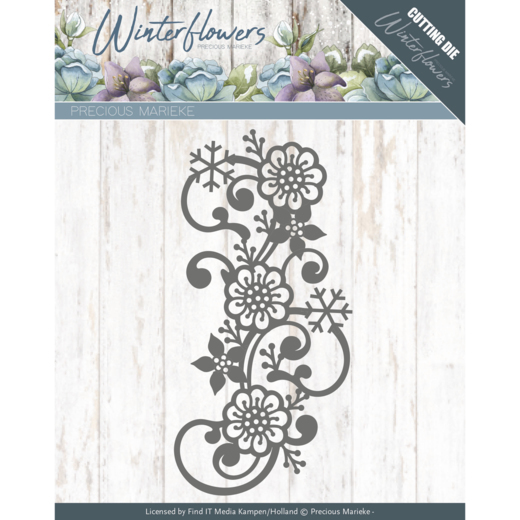 Dies - Precious Marieke - Winter Flowers - Snowflake flower swirl Dies - Precious Marieke - Winter Flowers - Snowflake flower swirl