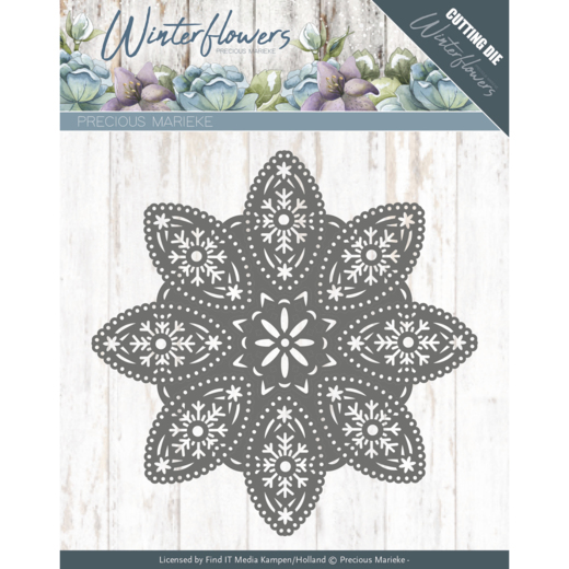 Dies - Precious Marieke - Winter Flowers - Floral Snowflake Dies - Precious Marieke - Winter Flowers - Floral Snowflake