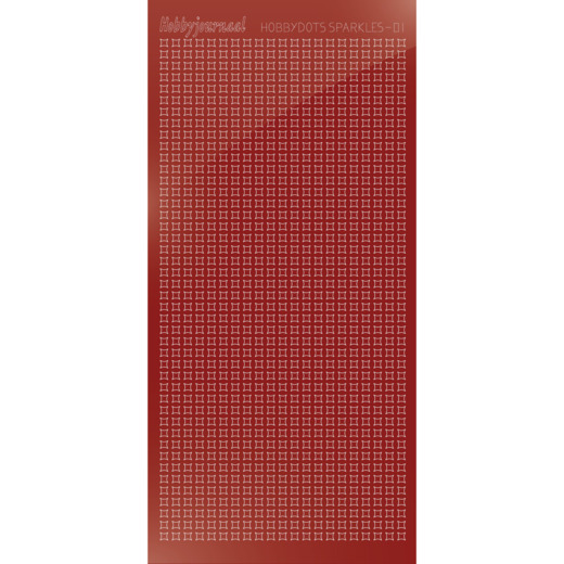 Hobbydots sticker Sparkles 01 Mirror Red Hobbydots sticker Sparkles 01 Mirror Red
