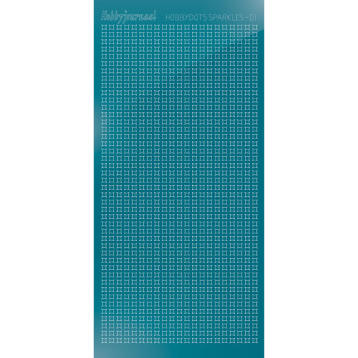 Hobbydots sticker Sparkles 01 Mirror Turquoise Hobbydots sticker Sparkles 01 Mirror Turquoise