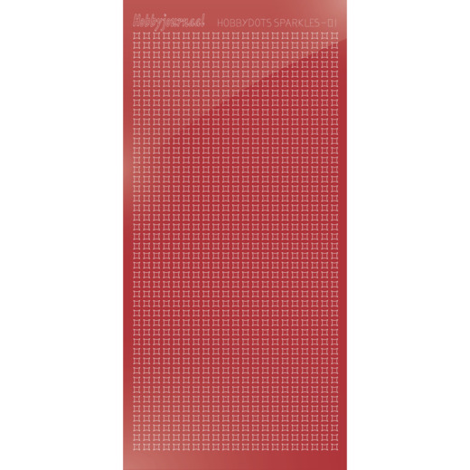 Hobbydots sticker Sparkles 01 Mirror Christmas Red Hobbydots sticker Sparkles 01 Mirror Christmas Red