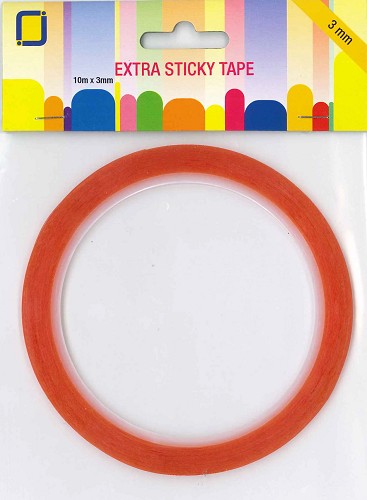 Extra sticky tape 3 mm outer box