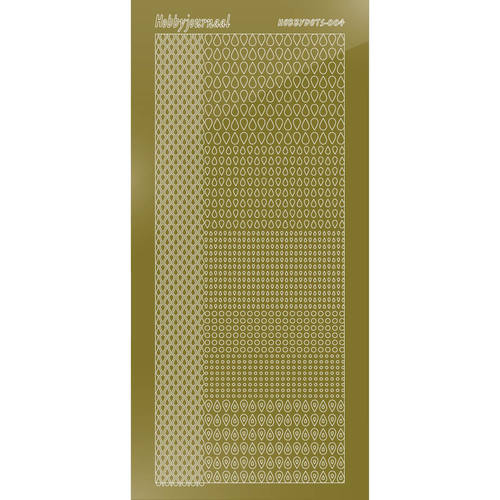 Hobbydots sticker - Mirror - Gold Hobbydots sticker - Mirror - Gold