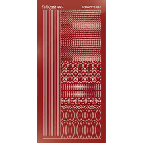 Hobbydots sticker - Mirror - Red Hobbydots sticker - Mirror - Red