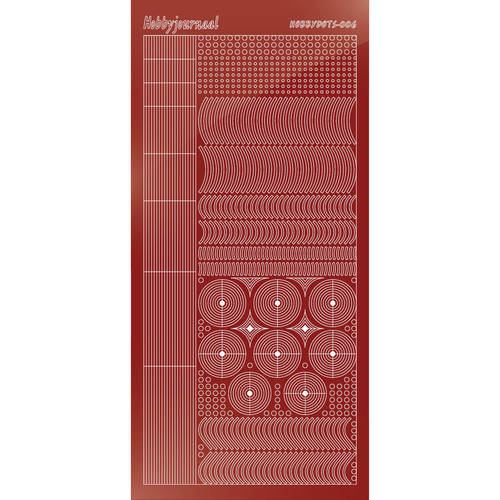 Hobbydots sticker - Mirror - Red Hobbydots sticker - Mirror - Red