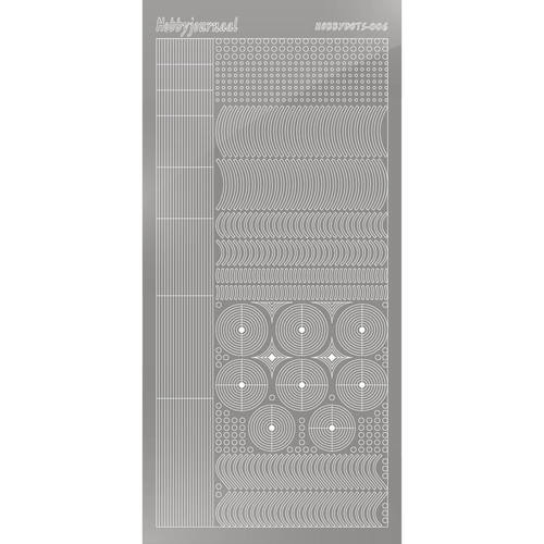 Hobbydots sticker - Mirror - Silver Hobbydots sticker - Mirror - Silver