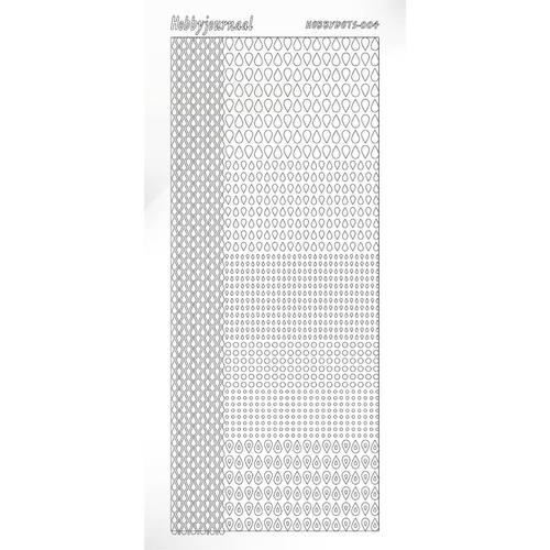 Hobbydots sticker - Adhesive - White Hobbydots sticker - Adhesive - White