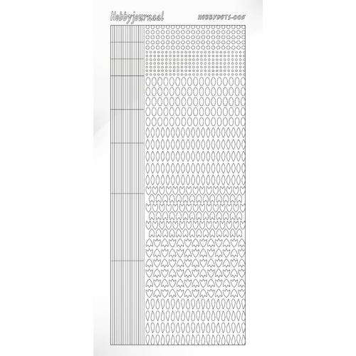 Hobbydots sticker - Adhesive - White Hobbydots sticker - Adhesive - White