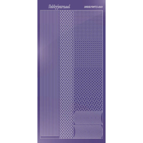 Hobbydots sticker - Mirror - Purple