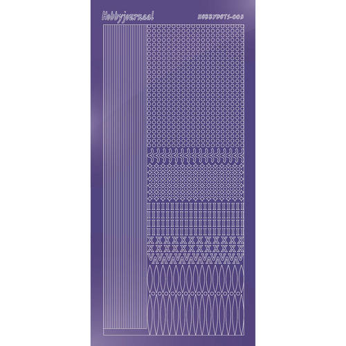 Hobbydots sticker - Mirror - Purple Hobbydots sticker - Mirror - Purple