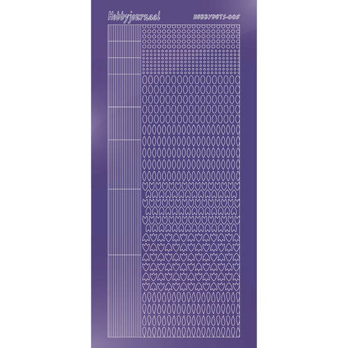 Hobbydots sticker - Mirror - Purple Hobbydots sticker - Mirror - Purple
