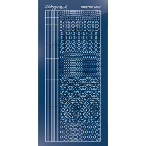 Hobbydots sticker - Mirror - Blue Hobbydots sticker - Mirror - Blue