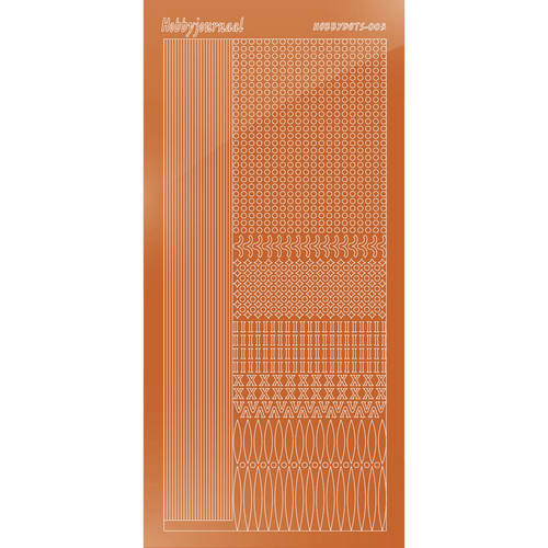 Hobbydots sticker - Mirror - Copper Hobbydots sticker - Mirror - Copper