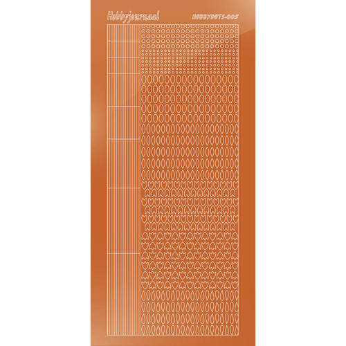 Hobbydots sticker - Mirror - Copper Hobbydots sticker - Mirror - Copper