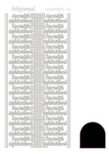 Hobbydots sticker - Adhesive - Black