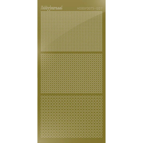 Hobbydots sticker - Mirror - Gold Hobbydots sticker - Mirror - Gold