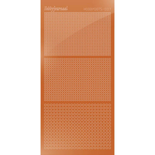 Hobbydots sticker - Mirror - Copper Hobbydots sticker - Mirror - Copper