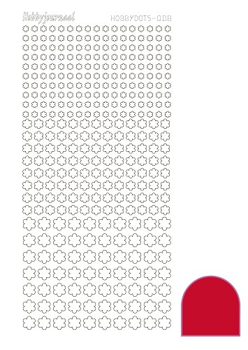 Hobbydots sticker - Adhesive - Red Hobbydots sticker - Adhesive - Red