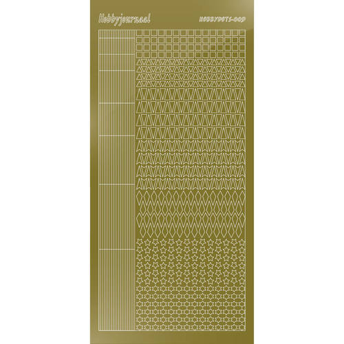 Hobbydots sticker - Mirror - Gold Hobbydots sticker - Mirror - Gold