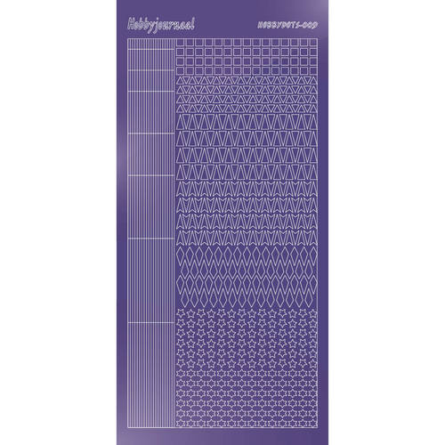 Hobbydots sticker - Mirror - Purple Hobbydots sticker - Mirror - Purple