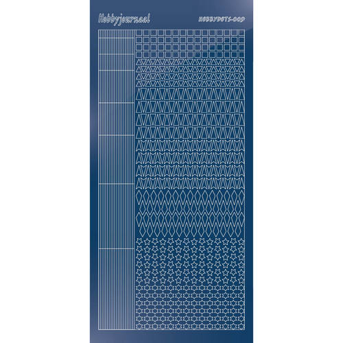 Hobbydots sticker - Mirror - Blue Hobbydots sticker - Mirror - Blue