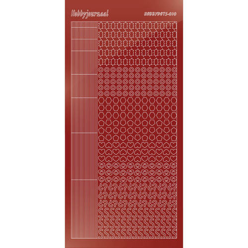 Hobbydots sticker - Mirror - Red Hobbydots sticker - Mirror - Red