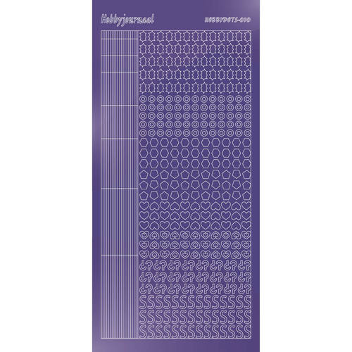 Hobbydots sticker - Mirror - Purple Hobbydots sticker - Mirror - Purple